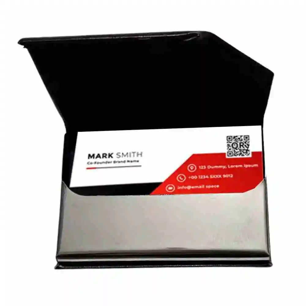 Order Brown Metal Visiting Card Holder Online